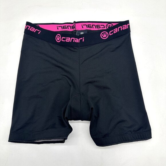 Canari Cycling Womens Pull On Gel Briefs Lightweight Comfort Black Small NWT - Picture 1 of 11